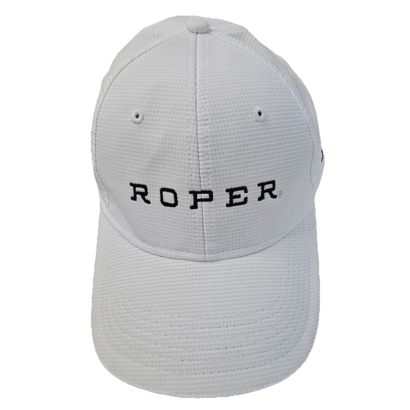 Roper Cowboy Western Wear Baseball Cap Hat Os White Embroidered Adjustable